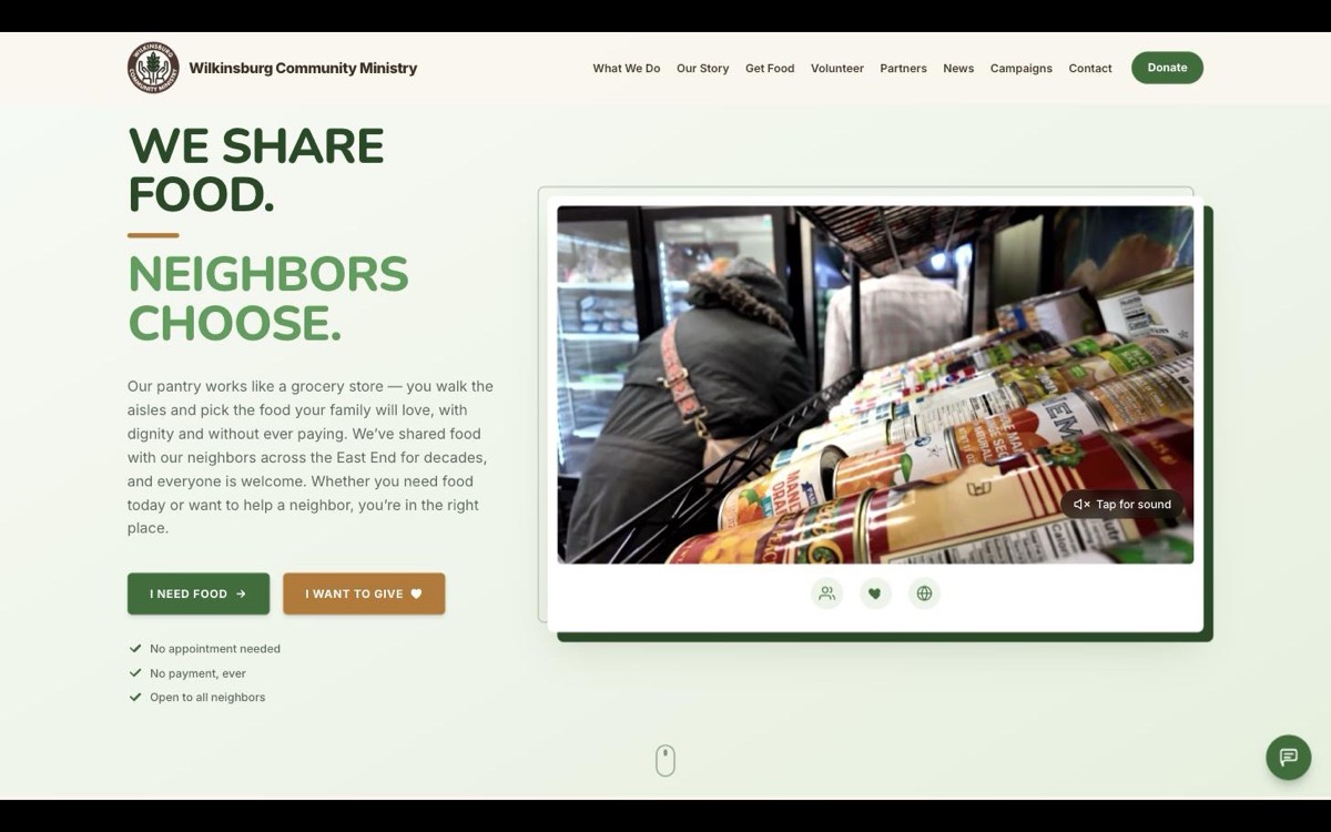 Wilkinsburg Community Ministry homepage